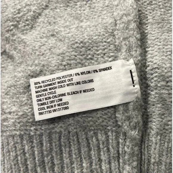 Wild Fable Women’s Cable Knit Sweater ~ Gray ~ Size: 1X ~ NWT - Picture 5 of 5
